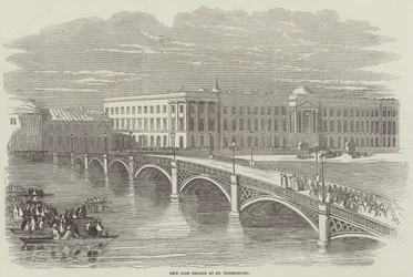 Nieuwe IJzeren Brug in Sint-Petersburg