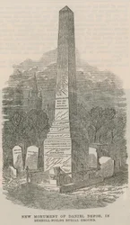 Nieuw monument van Daniel Defoe