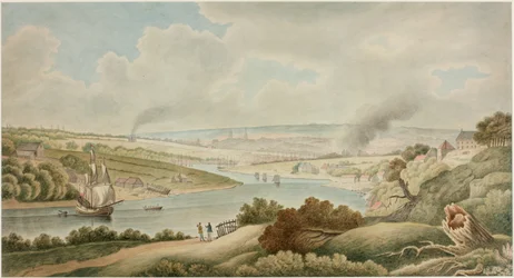 Newcastle upon Tyne vanuit het Oosten