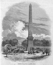 Obelisk van Luxor, Place Louis XVI, Parijs