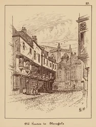 Oude huizen in Stonegate