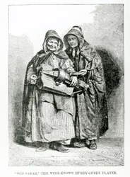 Oude Sarah De Bekende Draaiorgelspeler, c.1840
