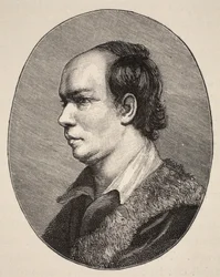 Oliver Goldsmith, illustratie uit De Kerk van Engeland: Een Geschiedenis voor het Volk door H.D.M. Spence-Jones