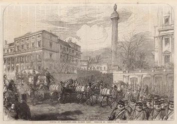 Opening van het Parlement - Hare Majesteit passeert door St. Jamess Park