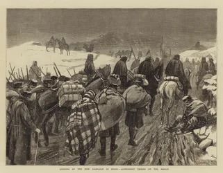 Opening van de Nieuwe Campagne in Spanje, Alphonsistische Troepen op Mars