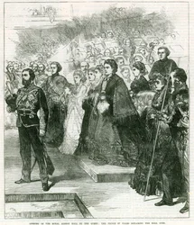 Opening van de Royal Albert Hall door koningin Victoria