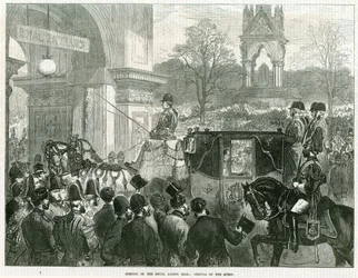 Opening van de Royal Albert Hall door koningin Victoria