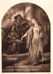 Ophelia, in Hamlet door William Shakespeare
