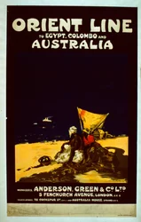 Orient Line Poster, ca. 1920