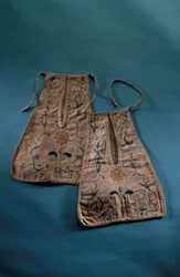 Paar aangehechte zakken, ca. 1750