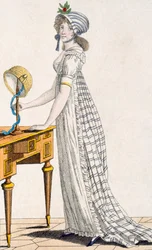 Parijse Jurk, uit Ladys Magazine, 1802