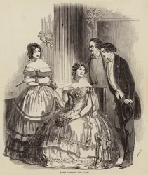 Parijse Mode voor Juni (gravure)