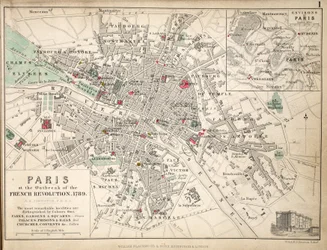 Parijs bij het uitbreken van de Franse Revolutie in 1789