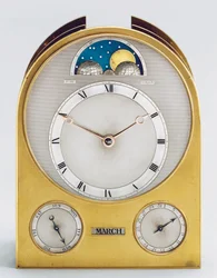 Perpetuele kalender reisklok, 1898