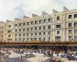 De panden van Peter Robinson in Regent Street