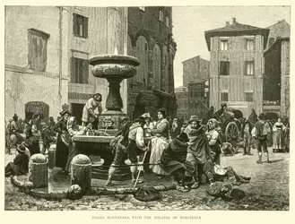 Piazza Montanara, met het Theater van Marcellus