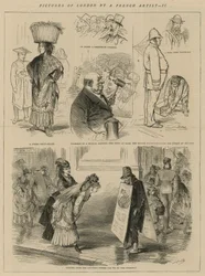 Afbeeldingen van Londen door een Franse kunstenaar