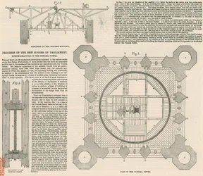 Plattegrond van de Victoria Tower, Palace of Westminster, Londen