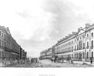 Portland Place, Londen, 1800
