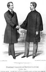 Portretgalerij van Britse Kostuums, uitgegeven met de Tailor and Cutter door John Williamson, 1872