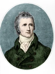 Portret van Alexander MacKenzie (gekleurde gravure)
