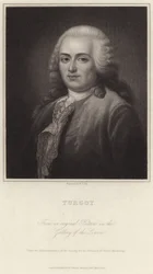 Portret van Anne-Robert-Jacques Turgot