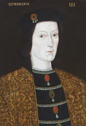 Portret van Edward IV (olieverf op paneel)