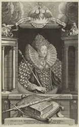 Portret van Elizabeth I van Engeland