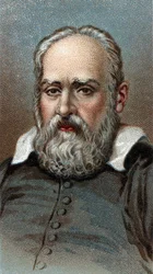 Portret van Galileo Galilei - Uit de serie Leaders of Men.