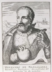 Portret van Hernando de Magallanes (c.1480-1521) uit 