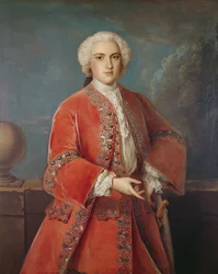 Portret van John Hall Stevenson, 1741