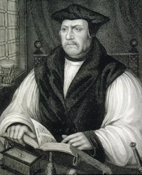 Portret van Matthew Parker (1504-75), uit 