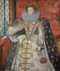 Portret van koningin Elizabeth I (1533-1603), ca. 1585-90 (olieverf op doek)