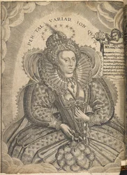 Portret van koningin Elizabeth I van Engeland