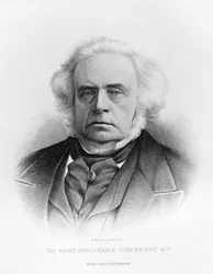 Portret van de zeer eerbiedwaardige John Bright