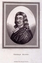 Portret van Thomas Blood (ca. 1618-80), pub. door G. Smeeton