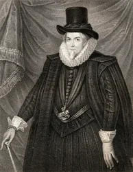 Portret van Thomas Cecil, 1e Graaf van Exeter, uit Lodges British Portraits