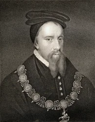 Portret van Thomas Stanley, 1e Graaf van Derby, uit Lodges British Portraits