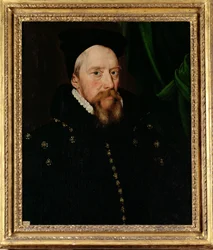 Portret van William Cecil, 1e Baron Burghley (1520-98)