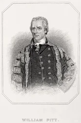 Portret van William Pitt, 1835
