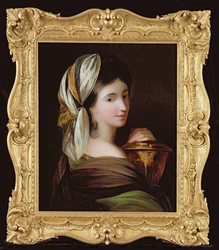 Portret van een Dame in Oosterse Kleding, c.1890