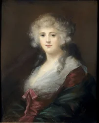 Portret van een dame, vermoedelijk Georgiana Spencer, hertogin van Devonshire