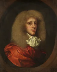 Portret van een Man in Rood
