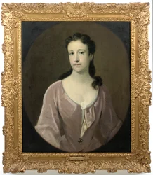 Portret van een dame, traditioneel geïdentificeerd als mevrouw Dorothy Smith, geboren Barret-Lennard