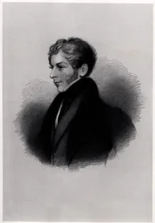 Portret van de Graaf van Clare, uit Illustraties bij het leven en werk van Lord Byron, Volume II, door E.F.Fuden, 1833-34