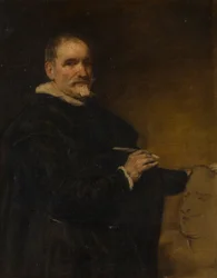 Portret vermoedelijk van Alonso Cano (1601-1667), ca. 1800-1900