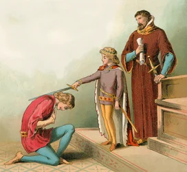 Prins Edward (later bekend als de Zwarte Prins) creëert ridderorden op zesjarige leeftijd