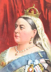 Koningin Victoria - wenskaart