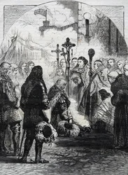 Ontvangst van James II in Dublin, gepubliceerd in 