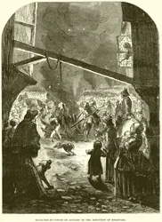 Vreugde in Londen vanwege de executie van Strafford